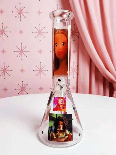 Barbie Shock Reaction Glass Bong | What Just Happened?! Barbie Shock Reaction Glass Bong | What Just Happened?!
