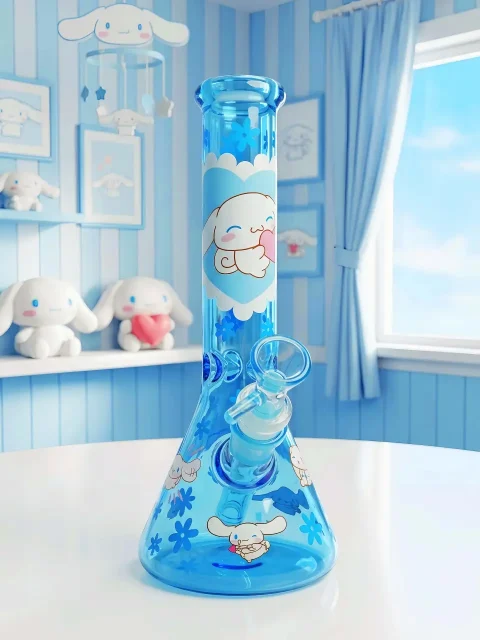 Cinnamoroll Sky Blue Glass Bong | Cloud Nine Garden