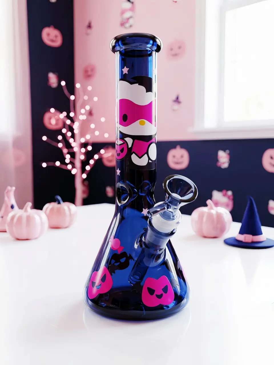 🎃 Hello Kitty Halloween Glass Bong | Trick or Sweet