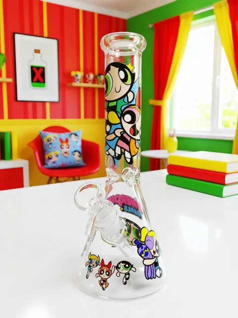 Powerpuff Girls Glass Bong | Sugar, Spice & Superpowers