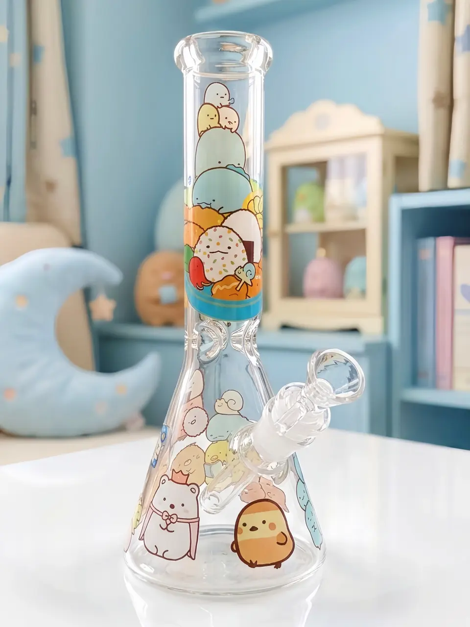 🧸 Sumikkogurashi Stacking Glass Bong | Cozy Corner