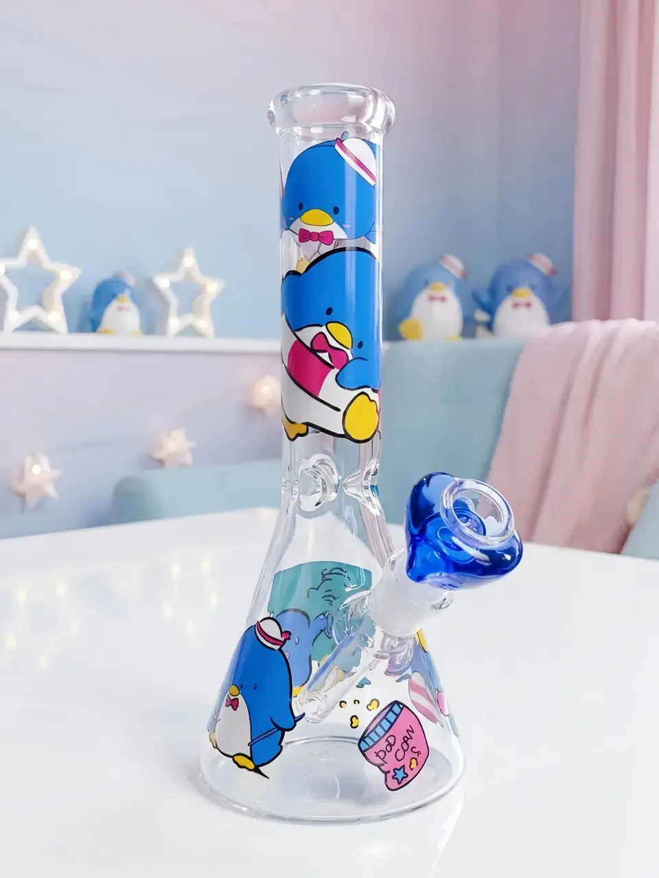 🐧 Tuxedosam Blue Glass Bong | Sailor Daydream
