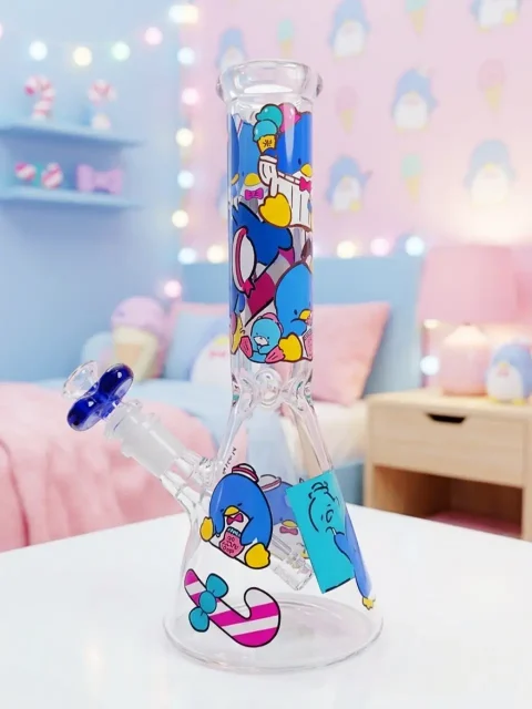 🐧 Tuxedosam Blue Glass Bong | Sailor Daydream 🐧 Tuxedosam Blue Glass Bong | Sailor Daydream